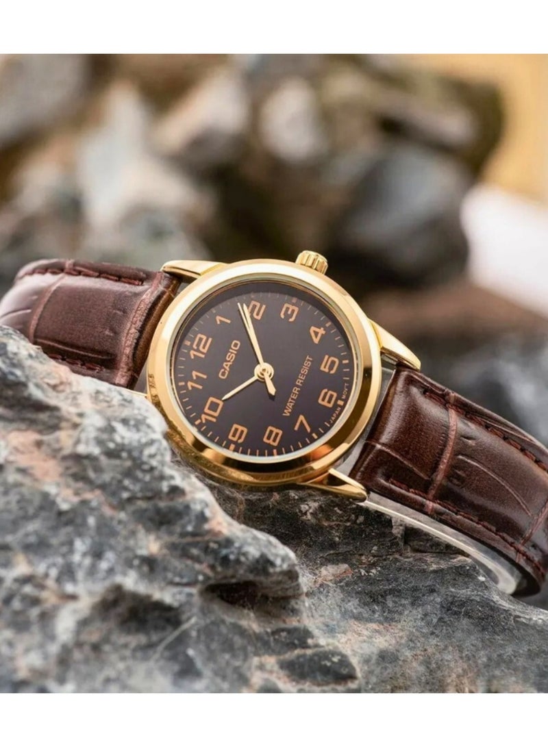 CASIO Water Resistant Analog Couple Watch Set MTP/LTP-V001GL-1BUDF - Image 3